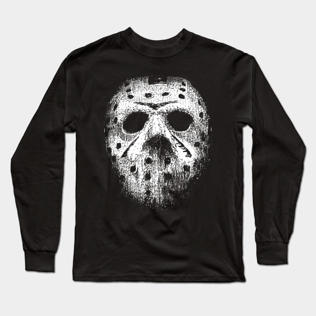 Hockey mask Long Sleeve T-Shirt by Johanmalm